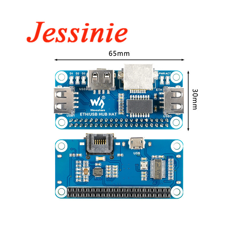 Pi Zero W Board - لوحة تطوير توسعة 5 فولت موزع