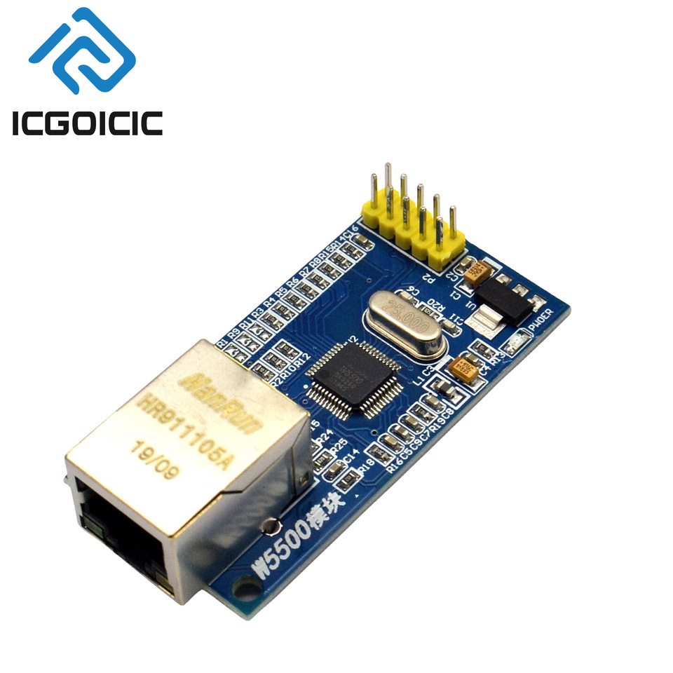 Ethernet Module W5500 - وحدة إيثرنت W5500 - TCP/IP بسلك