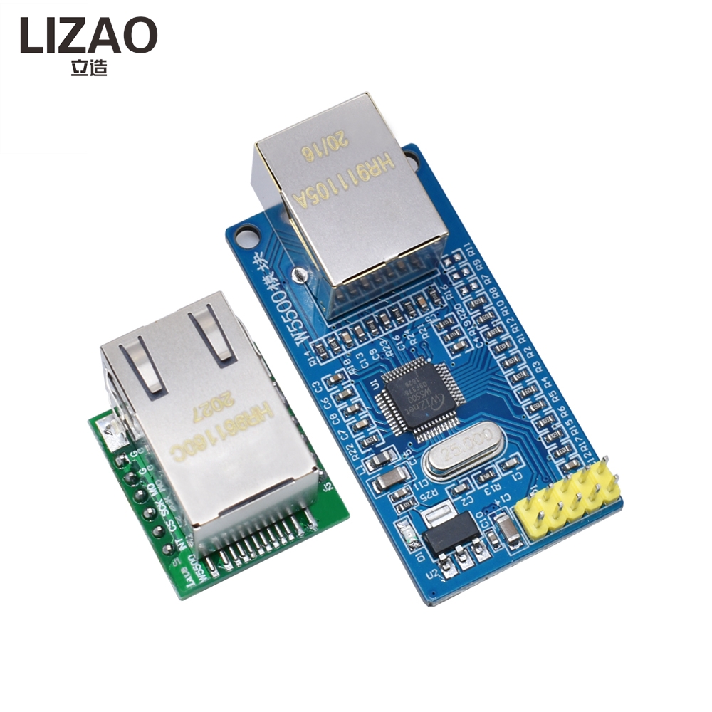 Ethernet Module W5500 - وحدة شبكة إيثرنت LIZAO W5500، لوحة