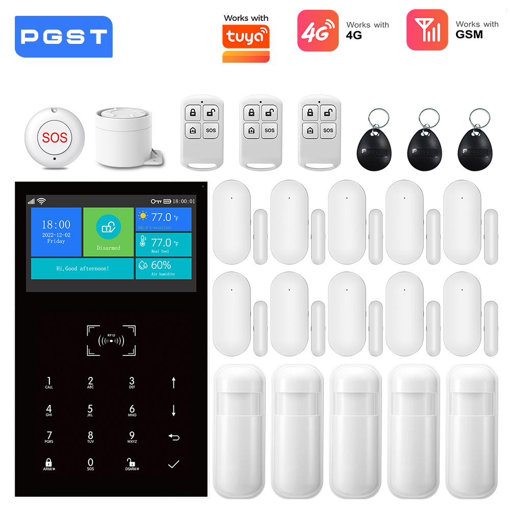 Smart Home Automation Diy - نظام إنذار 4G GSM واي فاي