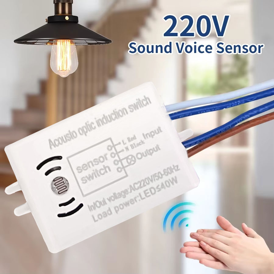 الصوت مفتاح مستشعر الصوت المفا - مراجعة Home Automation Industry وسعره