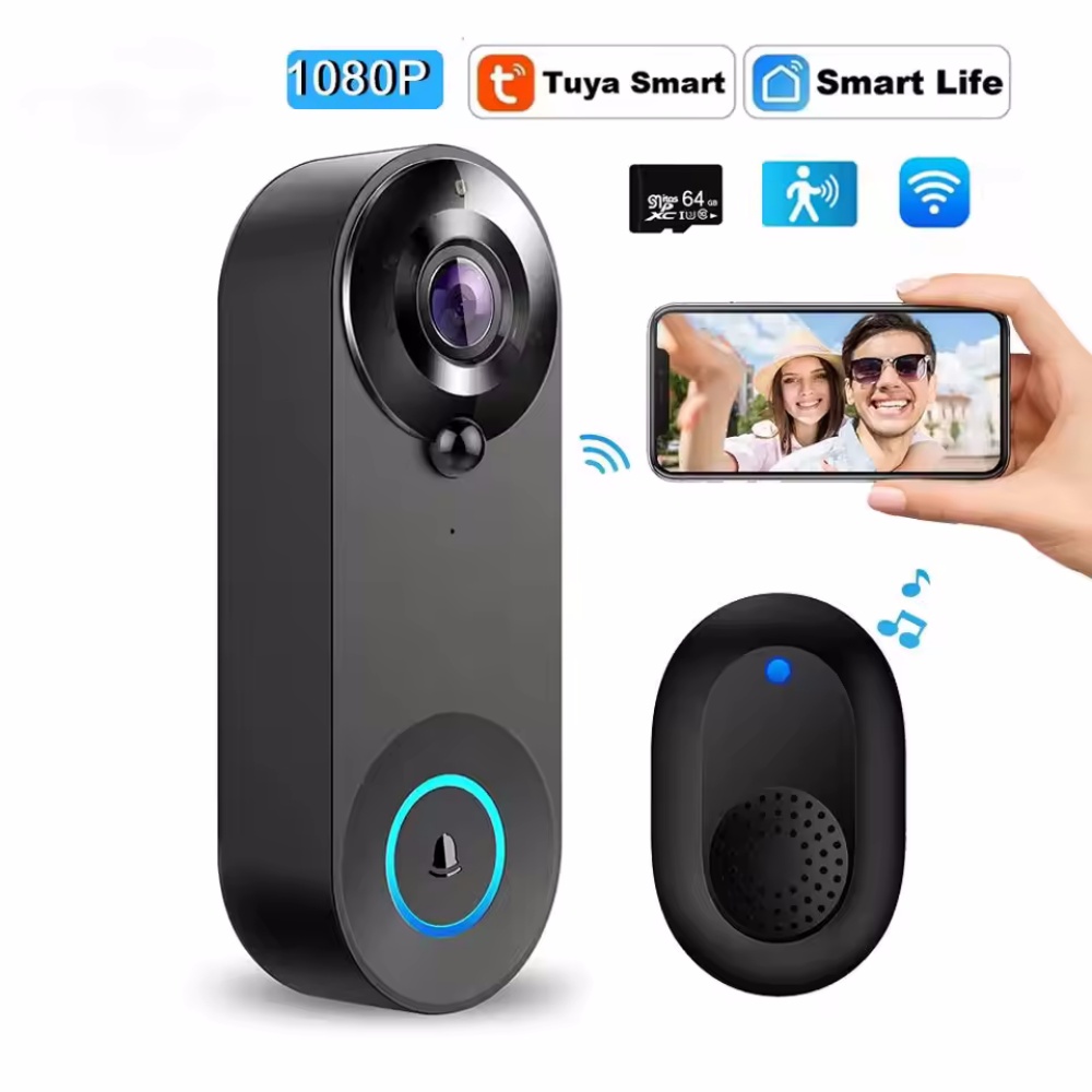 Tuya 1080P اللاسلكية جرس باب و - مراجعة Smart Doorbell Wired وسعره