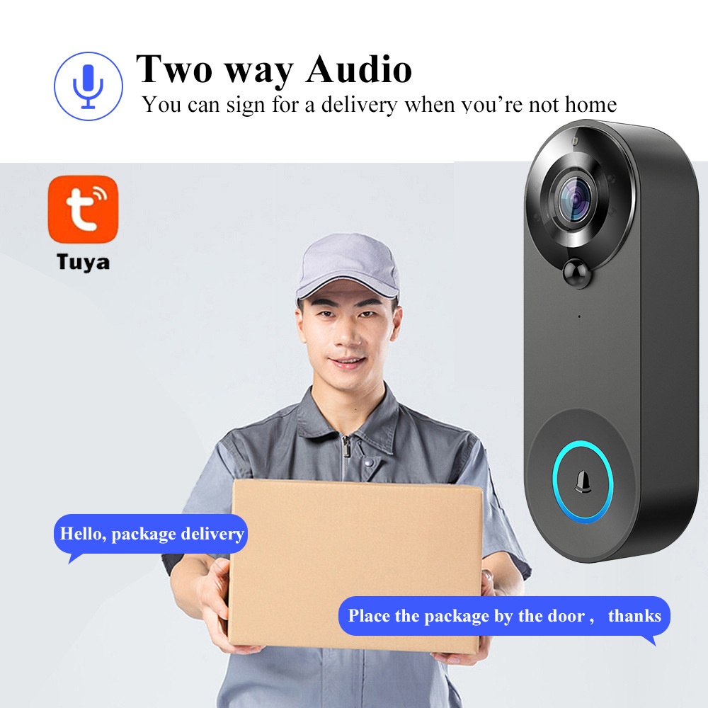 Tuya 1080P اللاسلكية جرس باب و - مراجعة Smart Doorbell Wired وسعره