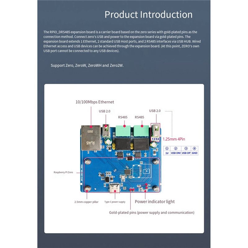 لوحة توسعة Rpi0-DRS485 لـ Rasp - مراجعة Pi Zero W Board وسعره