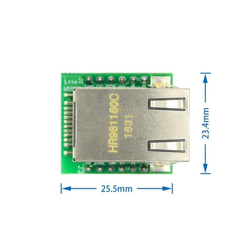 شريحة W5500 طراز USR-ES1 جديدة - مراجعة Ethernet Module W5500 وسعره