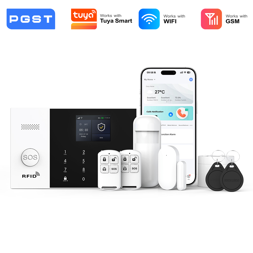 نظام إنذار منزلي ذكي من PGST ي - مراجعة Home Automation Tutorial وسعره
