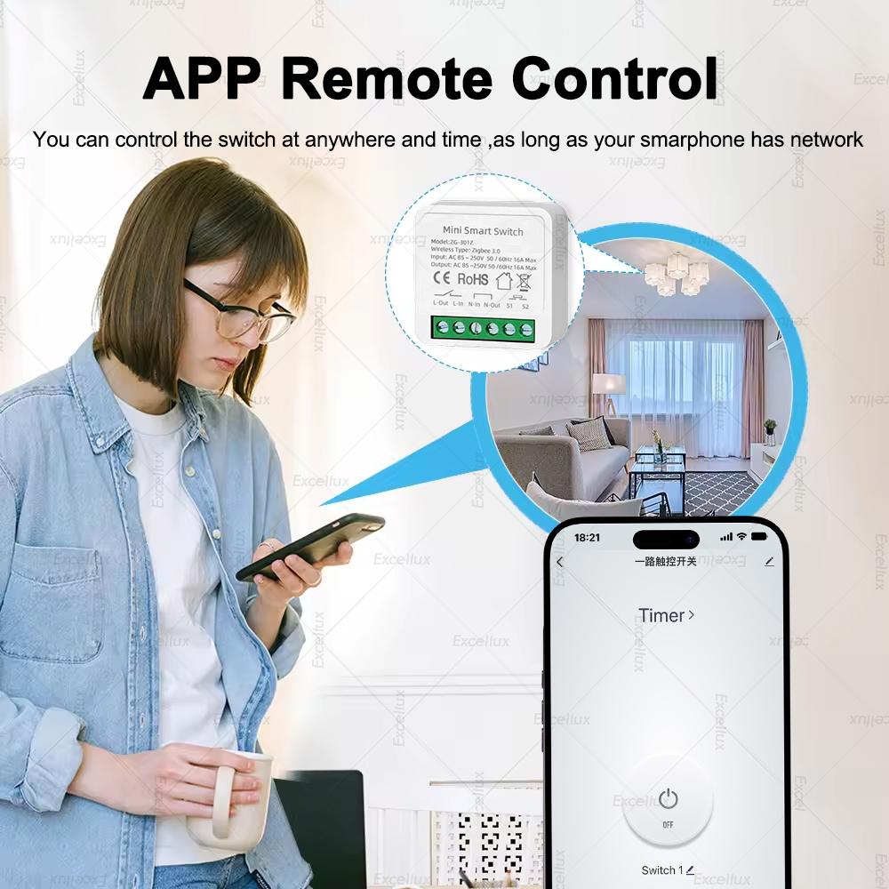 مفتاح ذكي صغير 16 أمبير بتقنية - مراجعة Diy Home Automation Controller وسعره