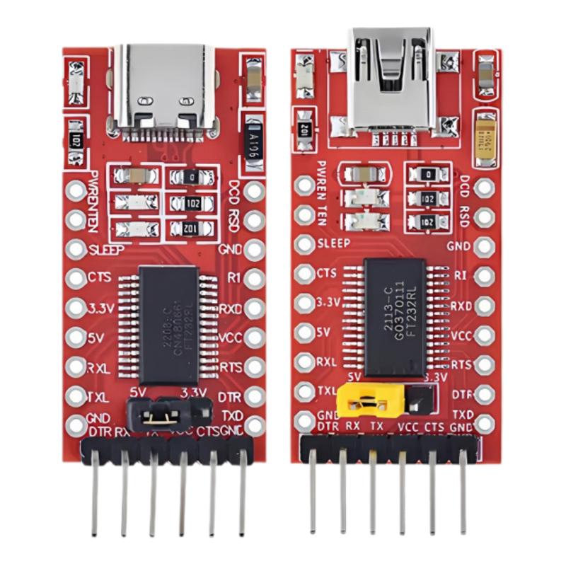 محول USB إلى TTL صغير / من نوع - مراجعة Home Automation Arduino وسعره