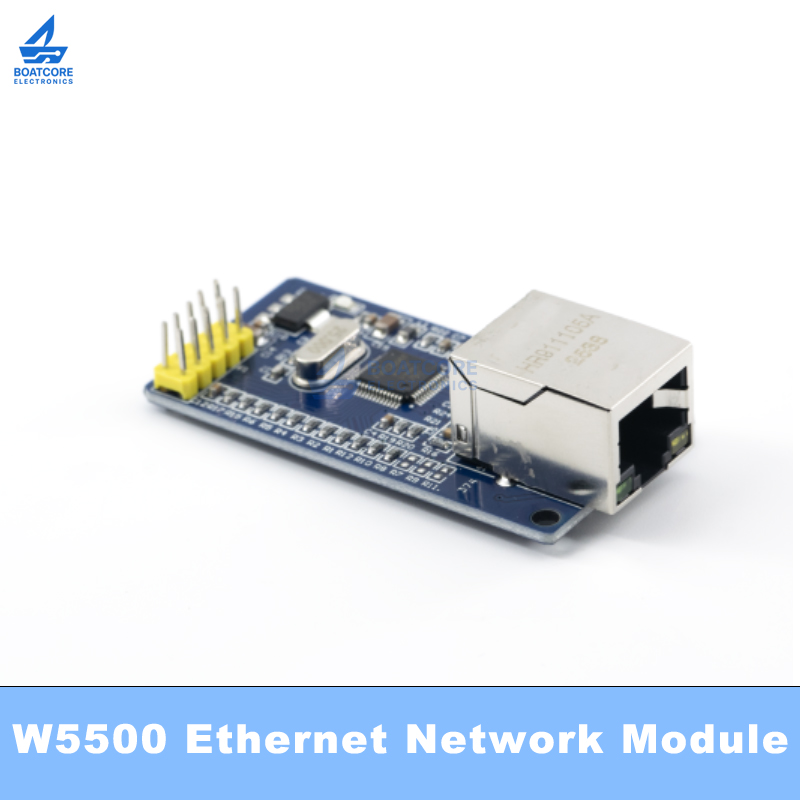 شريحة W5500 جديدة، محول SPI إل - مراجعة Ethernet Module W5500 وسعره