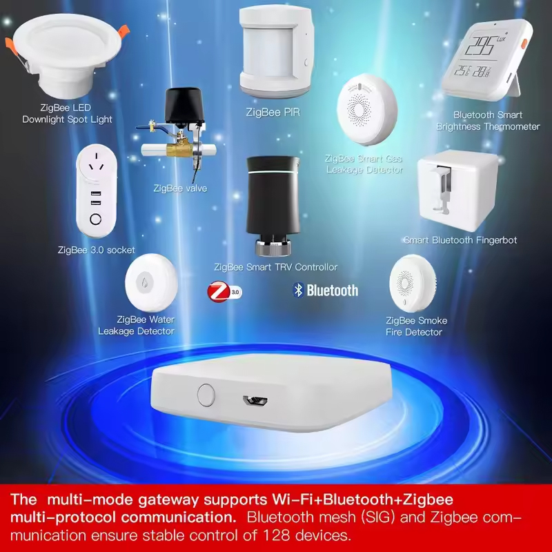 MOES Tuya ZigBee3.0 Smart Hub، - مراجعة Matter Hub Thread وسعره