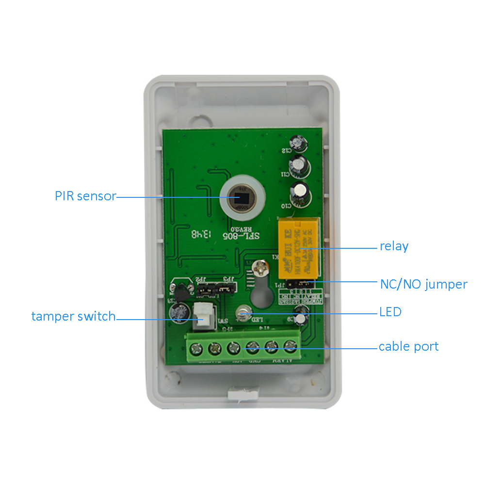 1 قطعة داخلي السلكية PIR محس ح - مراجعة Motion Sensor Pir Wired وسعره