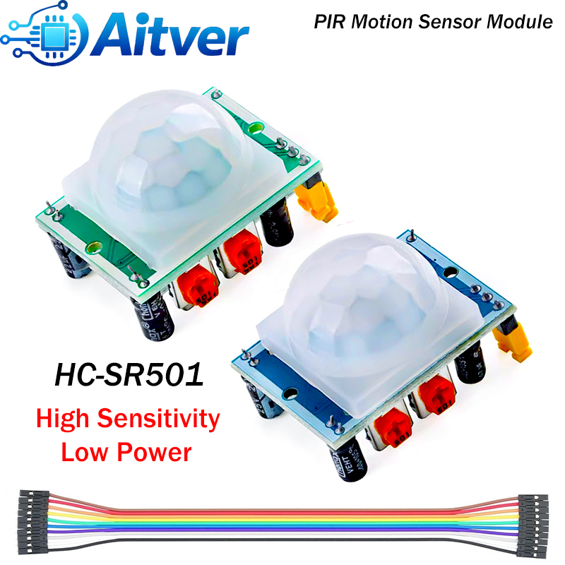 HC-SR501 PIR وحدة استشعار الحر - مراجعة Motion Sensor Pir Wired وسعره