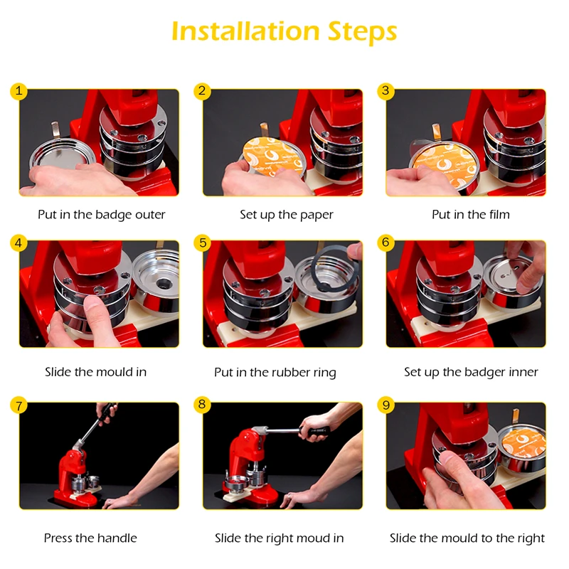 100 مجموعة فارغة شارة دبوس زر  - مراجعة Diy Automation وسعره