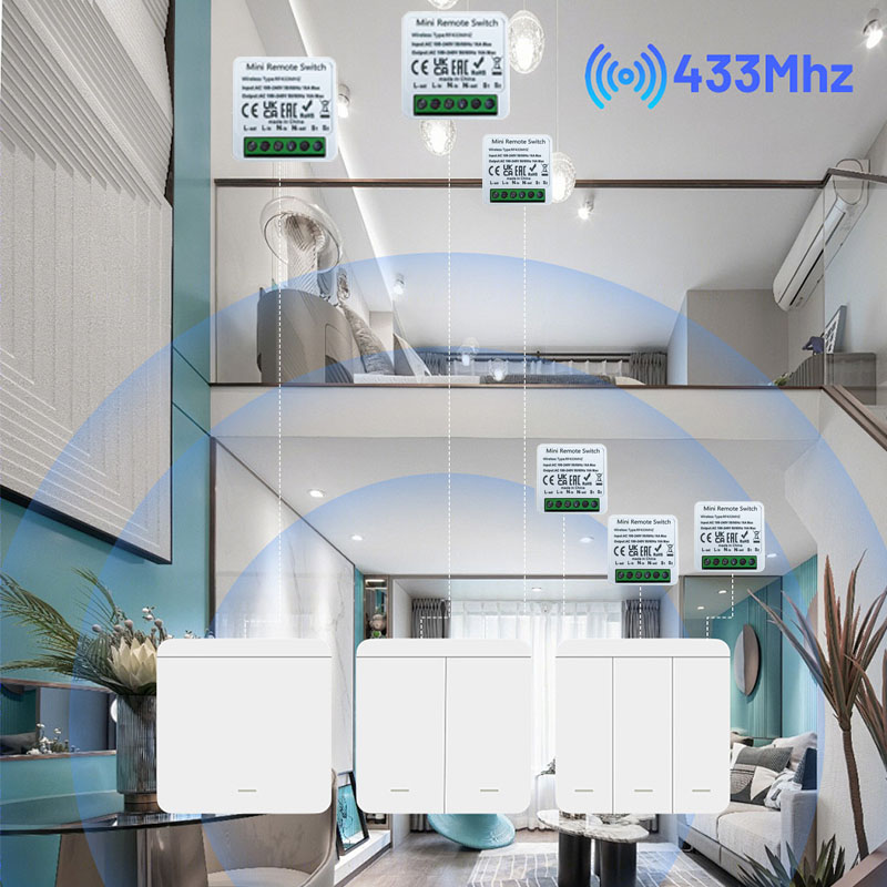 RF 433MHz الذكية لتقوم بها بنف - مراجعة Home Automation Panel Diy وسعره