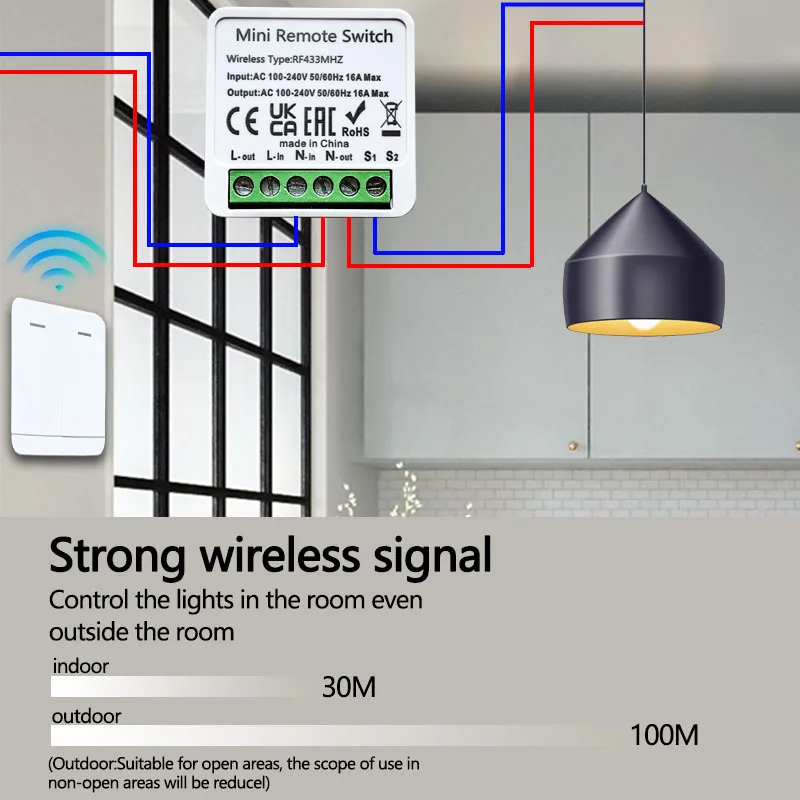 RF 433MHz الذكية لتقوم بها بنف - مراجعة Home Automation Panel Diy وسعره