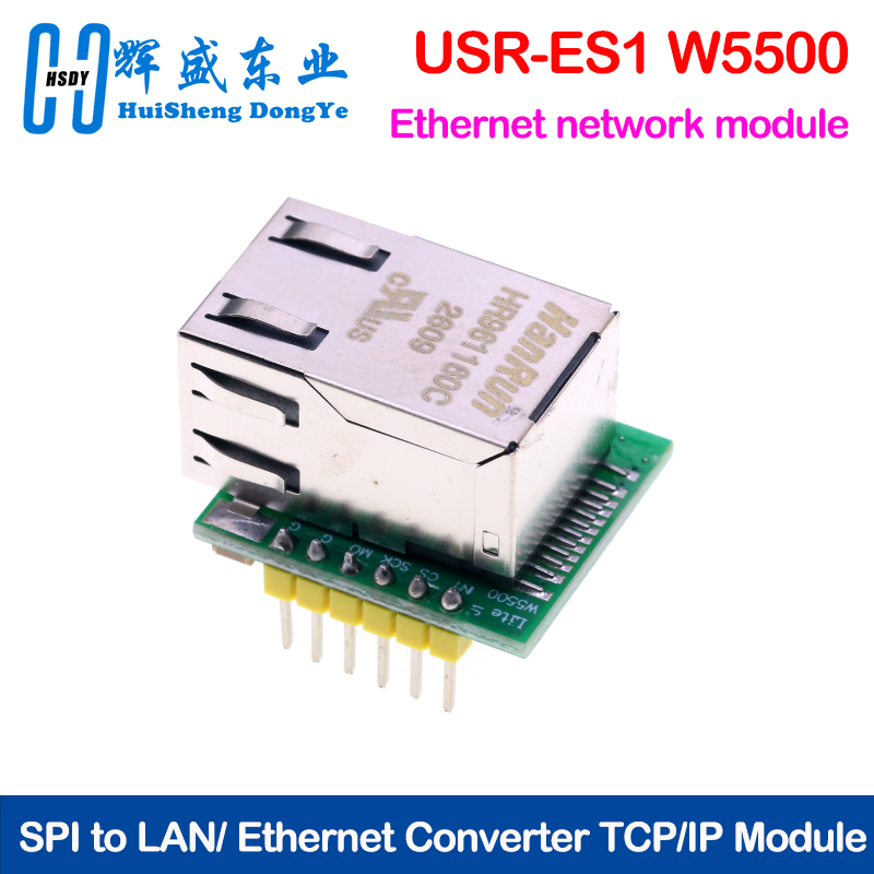 وحدة شبكة إيثرنت USR-ES1 W5500 - مراجعة Ethernet Module W5500 وسعره
