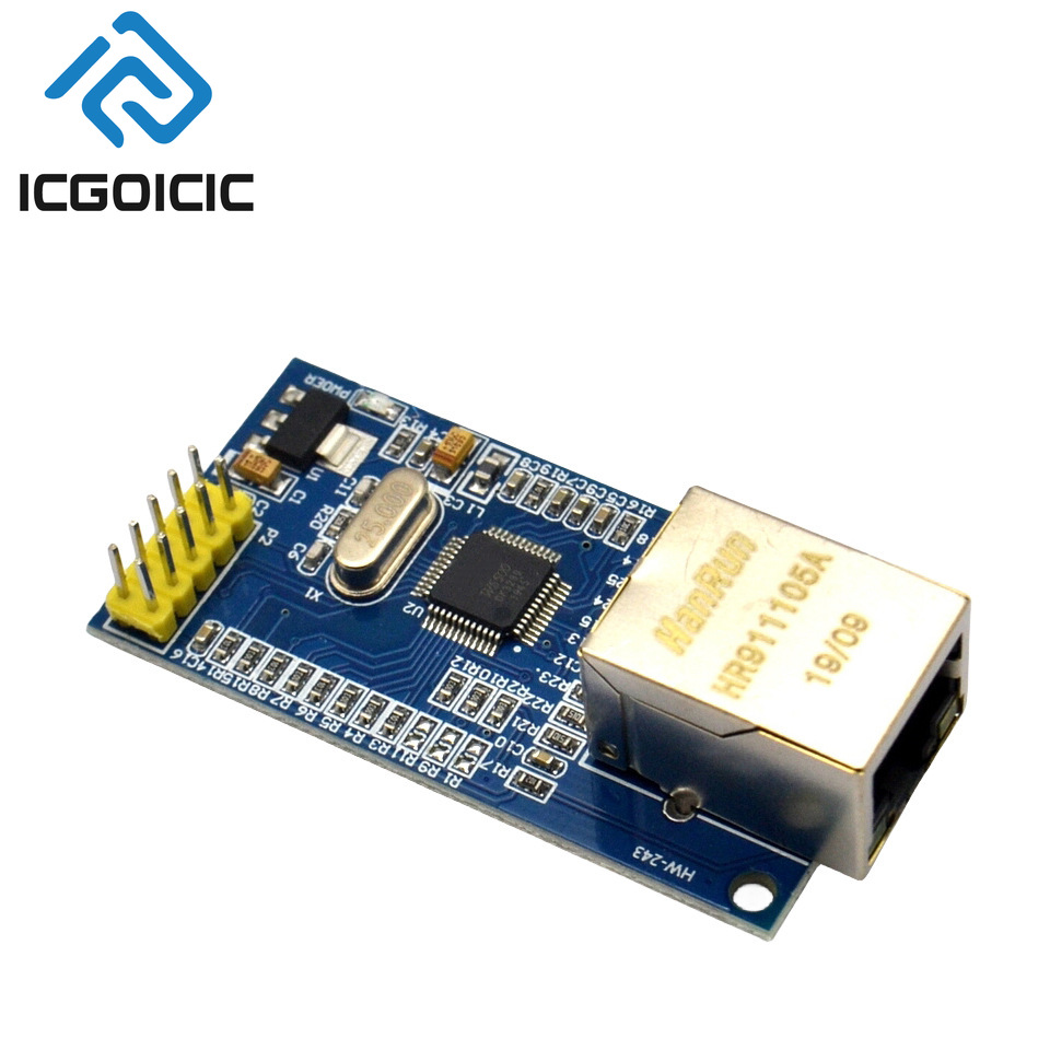 وحدة إيثرنت W5500 - TCP/IP بسل - مراجعة Ethernet Module W5500 وسعره