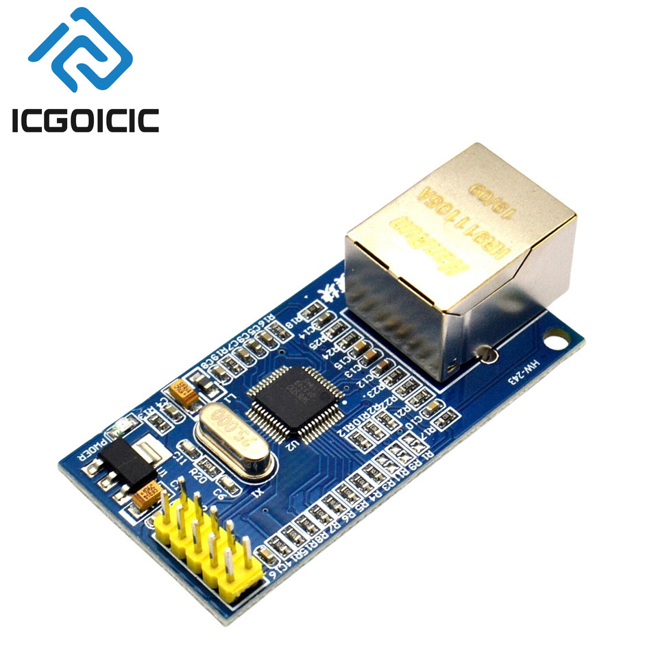 وحدة إيثرنت W5500 - TCP/IP بسل - مراجعة Ethernet Module W5500 وسعره
