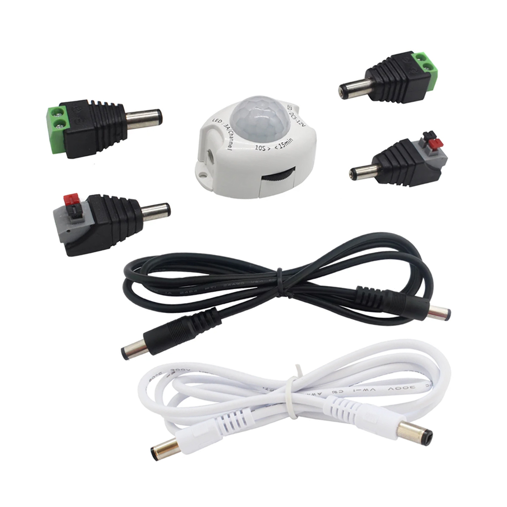 PIR محس حركة التبديل 12 فولت ت - مراجعة Motion Sensor Pir Wired وسعره