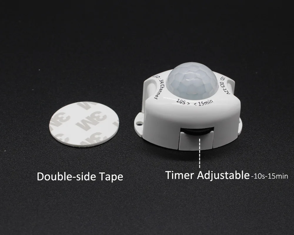 PIR محس حركة التبديل 12 فولت ت - مراجعة Motion Sensor Pir Wired وسعره