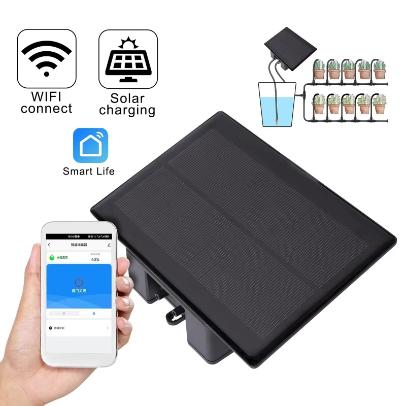 WIFI الشمسية التلقائي آلة الري - مراجعة Smart Home Automation Diy وسعره
