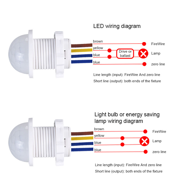 مستشعر جسم الأشعة تحت الحمراء  - مراجعة Motion Sensor Pir Wired وسعره