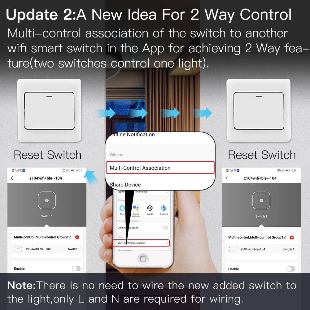 1/2 عصابة مفتاح الإضاءة لتقوم  - مراجعة Home Automation Panel Diy وسعره
