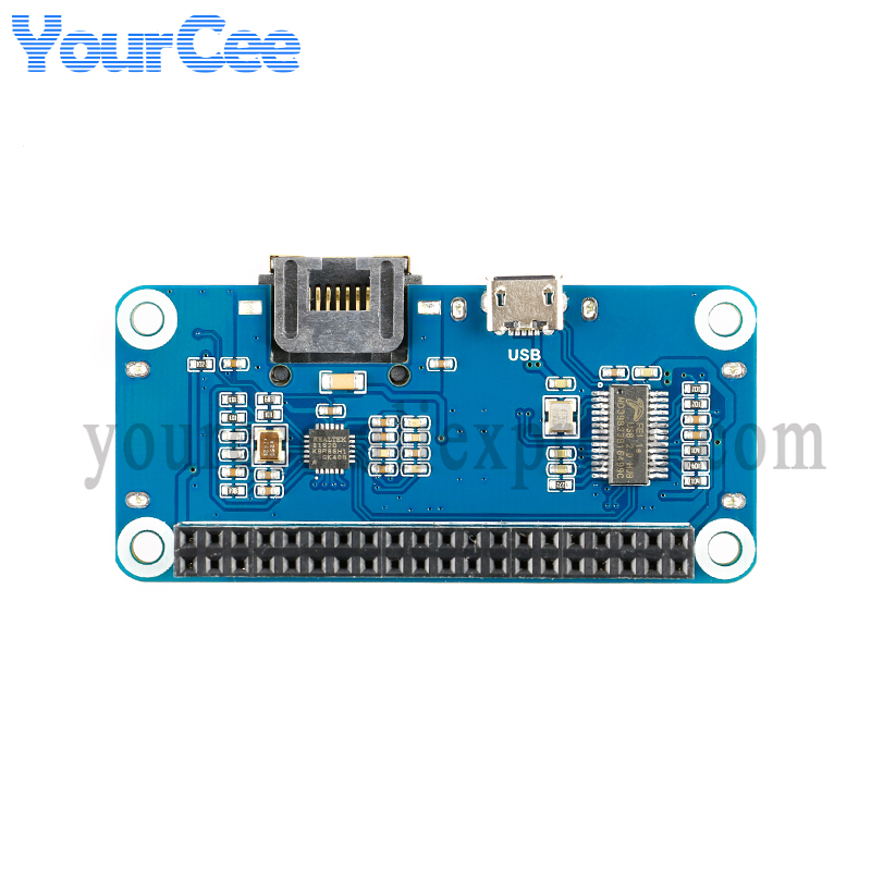 وحدة توسعة USB HUB HAT مع منفذ - مراجعة Pi Zero W Board وسعره